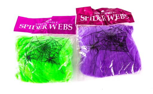 SPIDER'S WEB SPIDER'S WEB HALLOWEEN RÔZNE FARBY