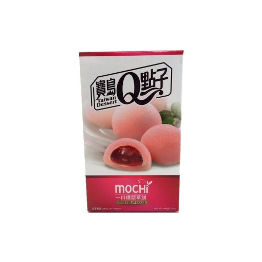 Q Značka Taiwan Dessert Mochi Strawberry 104g