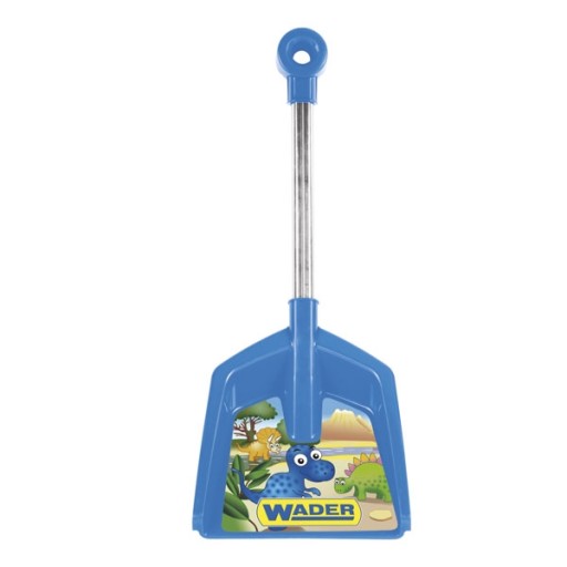 LOPATKA KRÁTKA MODRÁ KOVOVÁ RÚČKA 47cm VADY