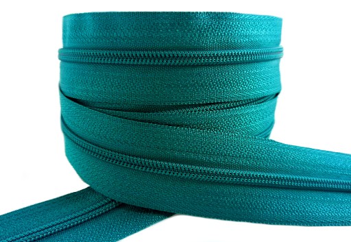 Špirálová páska na zips 3 mm MARINE zips 5 metrov + 10 zipsov