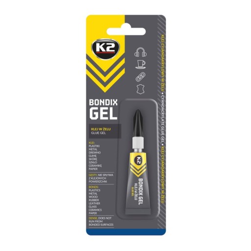 K2 Super Glue WC541 3g Kyanoakrylátové sekundové lepidlo v géli WC541