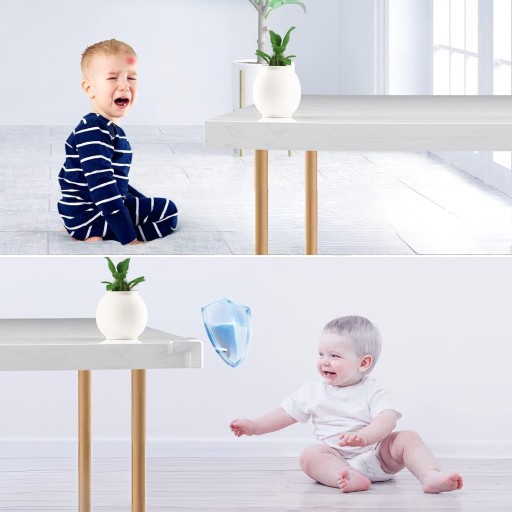 OCHRANA ROHOV NÁBYTKOVÉHO STOLA, ČIRÁ, 3-STRANNÁ, SILNÉ LEPIDLO, 10 KS
