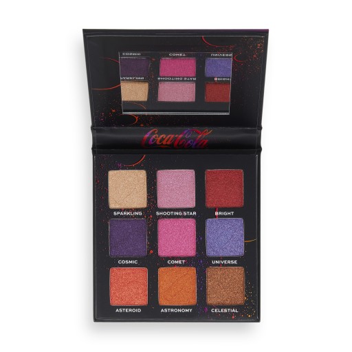 Makeup Revolution x Coca Cola Starlight Mini paletka očných tieňov