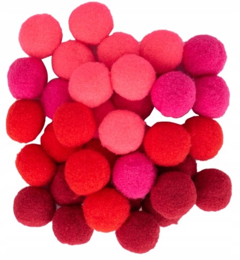 KREATÍVNE POMPÓNY 20MM MALINOVÝ CRUMPON Astra