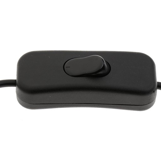 Predlžovací USB kábel s vypínačom, biely
