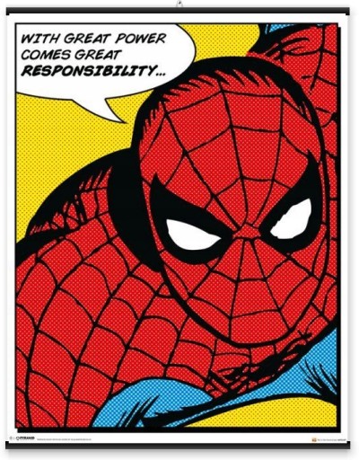 Nástenný komiksový plagát Spiderman 40x50 cm do detskej izby