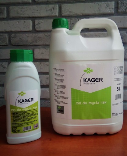 KAGER OHS gél na umývanie rúk 0,5L