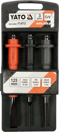 YATO DIEROVAČE A REZAČ SADA 3 ks 125MM CRV