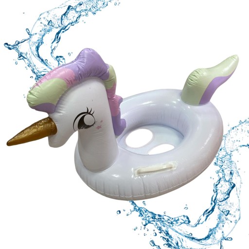 DETSKÝ PLÁVACÍ KRUH S JEDNOROŽCA SEDADLO