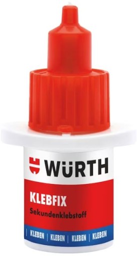 WURTH KLEBFIX KYANOAKRYLÁTOVÉ LEPIDLO DRUHÉ 5G NA PLASTOVÚ GUMU KOVOV