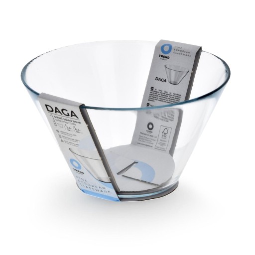Sklenená miska na šalát 16,6 cm Daga Trend Glass