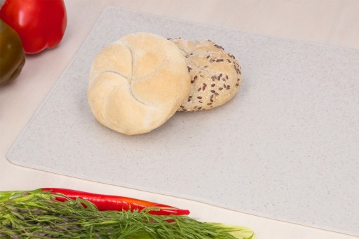 FLEXIBILNÁ plastová doska na krájanie, béžová, veľká, 33x24 cm, kuch