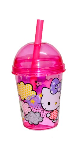 Hello Kitty hrnček so slamkou 415 ml 2335