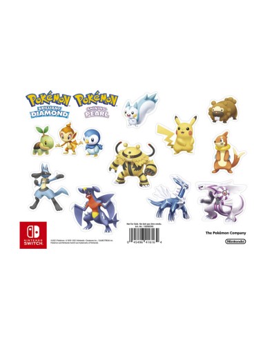 POKEMON SLIEBAJÚCA PERLA POSTAVA + NÁLEPKY + PLAGÁT