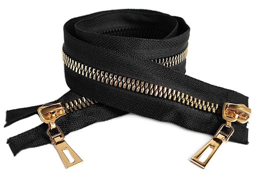 Kockový zips 8 mm, dvojpresuvný hore-dole 65 cm