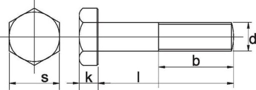 Skrutka polzávitová, trieda 10.9, pozinkovaná M12x120mm