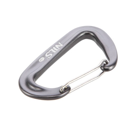 Hliníková karabína Type-D 80X48 MM Survival karabína CAMPING NILS CAMP