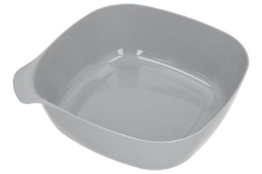 PLASTOVÁ KUCHYŇSKÁ MISKA NA ŠALÁT A ČIPESKY 2L ŠEDÁ VEĽKÁ MISKA DO KUCHYNE