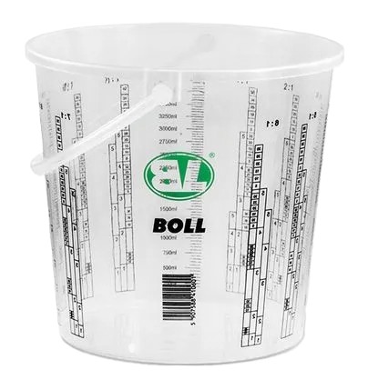 Pohár na miešanie laku so stupnicou 5000 ml BOLL