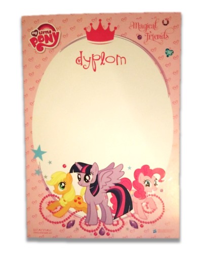 DIPLOM MY LITTLE PONY CHILD, FORMÁT A4