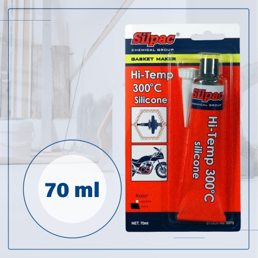 Čierny silikónový tubový blister Hi-Temp 300°C 70ml