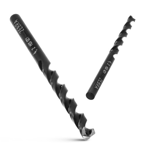 Vrták do kovu 4,2 mm špirálový HSS ZEBRA DIN338 130° do ocele WURTH 4,2 mm