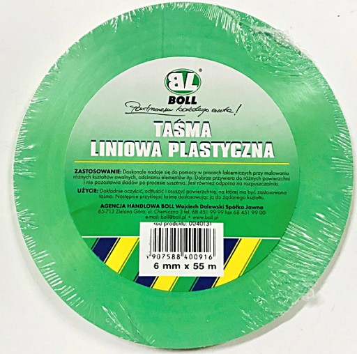 Boll lineárna plastová páska 6 mm x 5