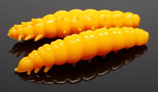 Libra Lures Lure Larva 008 Dark Yellow Bez arómy 3,5cm 1 ks.