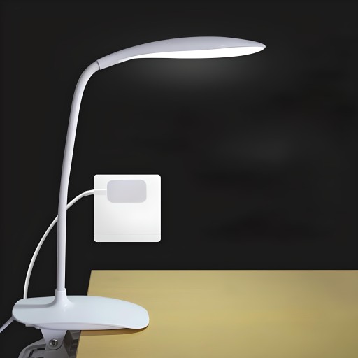 DOTYKOVÁ LED ŠKOLSKÁ STOLNÁ LAMPA USB KLIP