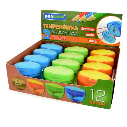 Trojitý orezávač Penword s nádobou TS-09