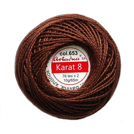 Cordonek Karat 8 hnedá 0653 ARIADNA 10g 65m