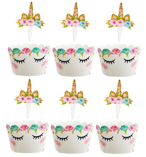 Krabičky na cupcake Unicorn, 6 kusov