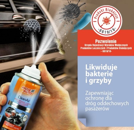 MA CleanAir Čistí klimatizáciu a vetracie otvory 19-583