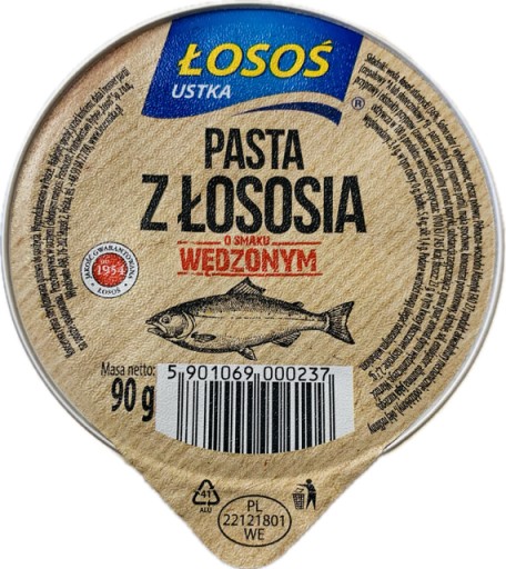 PASTA Z ÚDENÝCH LOSOSOV 90G LOSOS USTKA