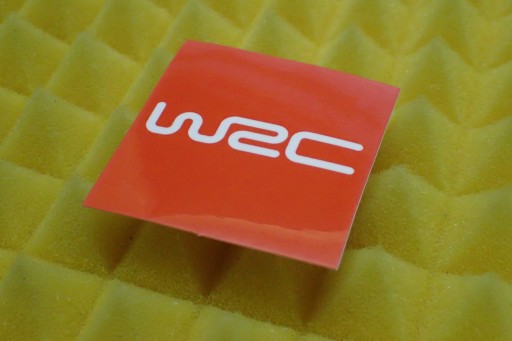 NÁLEPKA WRC NÁLEPKA 5 x 5 cm