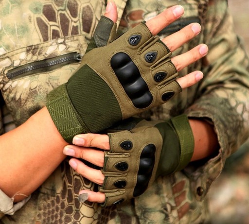 Pánske taktické bojové ARMY rukavice SURVIVAL