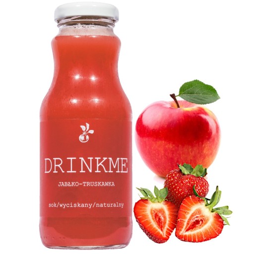 Jablkový jahodový džús jahodový džús Drinkme 250ml