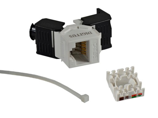 DIGITUS Keystone RJ45 UTP zásuvka kat.5e bez č.