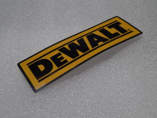DEWALT NÁLEPKA DEWALT DE WALT NÁRADIE NÁRADIE 10,4 x 3,6 cm