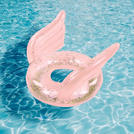 PLAVECKÝ veľký nafukovací matrac GLITTER vodný