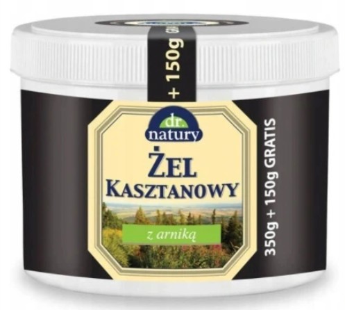 GAŠTANOVÝ GÉL S ARNIKOU 350 g + 150 g ZADARMO
