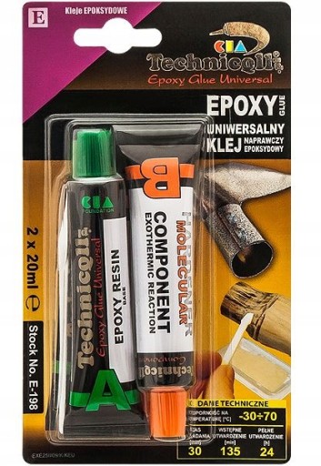 Univerzálne epoxidové lepidlo 2x20 ml Technicqll