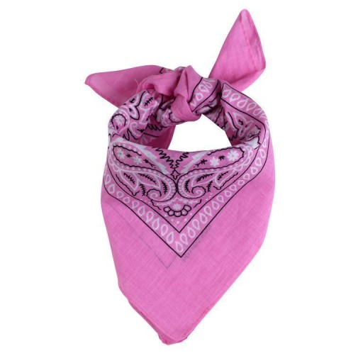 BANDANA, BANDANA, BANDSCARF, RUŽOVÁ ŠATKA