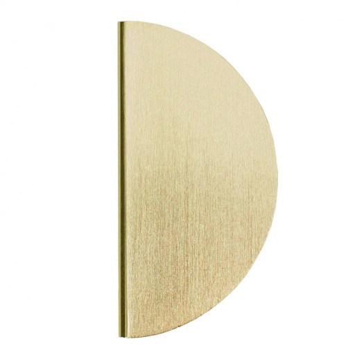 MOON GOLD BRÚSOVANÝ GLAMOUR MODERNÝ NÁBYTOK ÚCHYTKA 64/96 mm - POLkruh