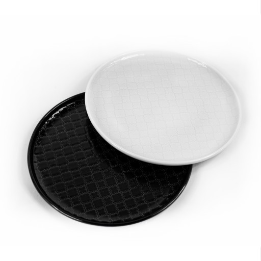 Biely dezertný tanier 20 cm Marrakesh Lubiana