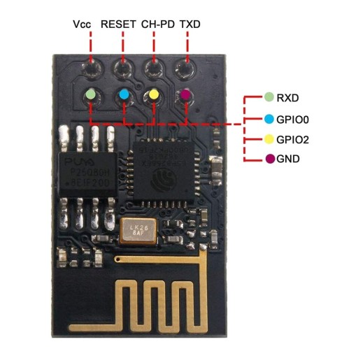 026 ESP8266EX ESP-01 ESP8266 Sieťový modul WiFi