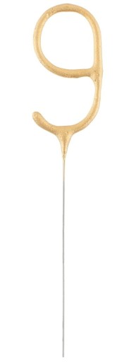 STUDENÉ iskry ZLATÉ ČÍSLO 9 17CM