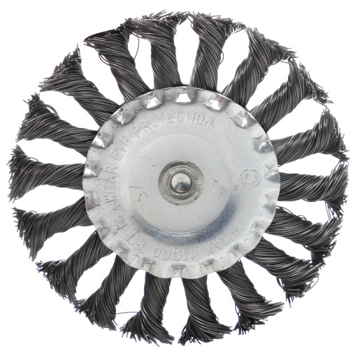 BRIDED KOTÚČOVÁ KEFA S STOPKOU M6 100mm