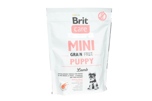BRIT Care MINI Krmivo pre psov bez obilnín PUPPY Jahňacie bez obilnín 400 g