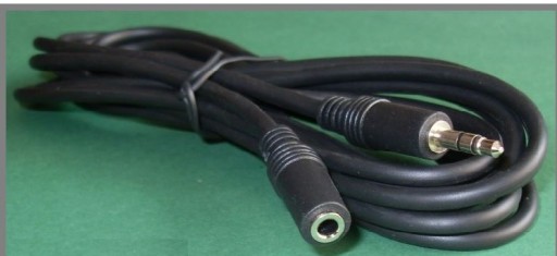 Predlžovací kábel malý jack 3,5 stereo 3m zástrčka GN(0447a)